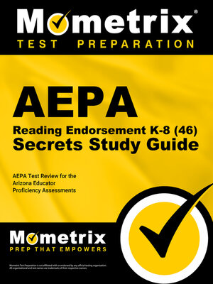 cover image of AEPA Reading Endorsement K-8 (46) Secrets Study Guide